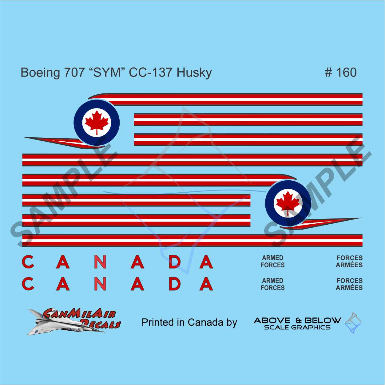 160 - Boeing CC-137 Husky - SYM Era Markings (1973-84)