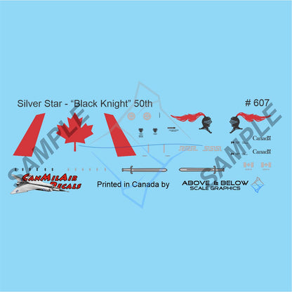 607 -Canadair CT- 133 Silver Star - 414 Sqn "Black Knight" (1991)