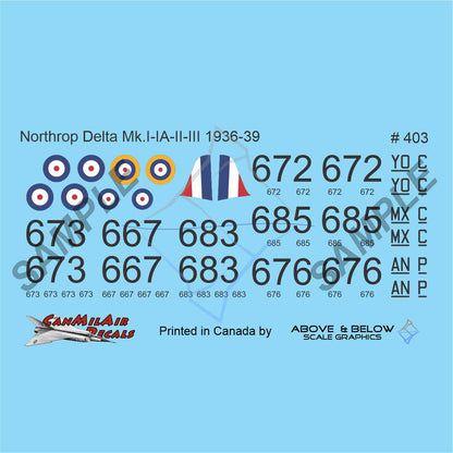 403 - Vickers Canada Delta (1936-39)