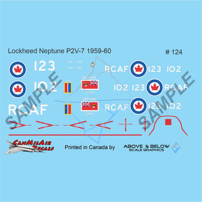 124 - Lockheed P2V-7 Neptune - RCAF+3 (1959-60)