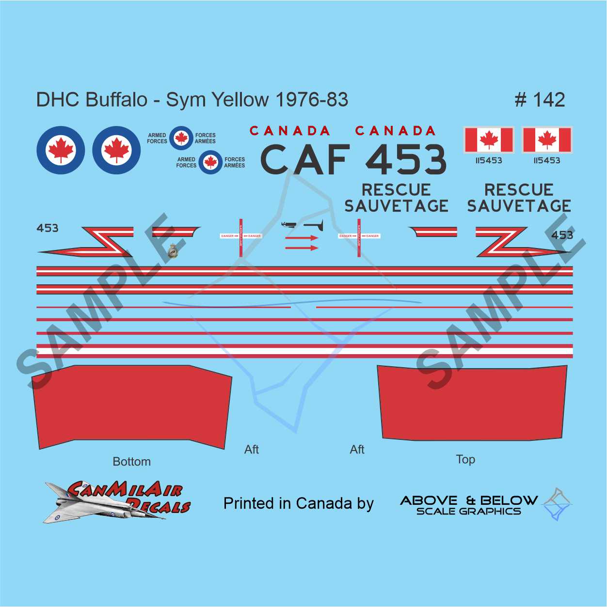 142 - DeHavilland Canada CC-115 Buffalo - 422 SAR Sqn - SYM (1976-83)