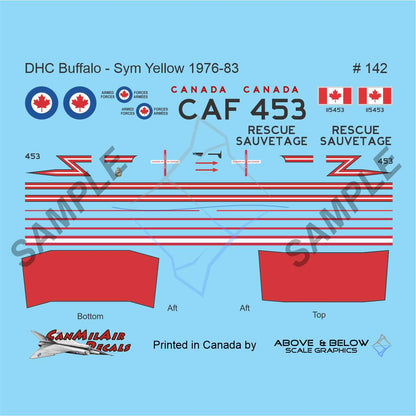 142 - DeHavilland Canada CC-115 Buffalo - 422 SAR Sqn - SYM (1976-83)