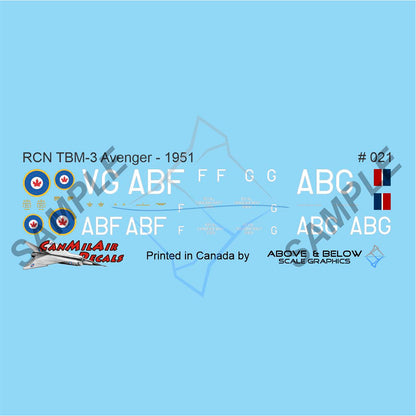 021 - Grumman Avenger - RCN (1951)