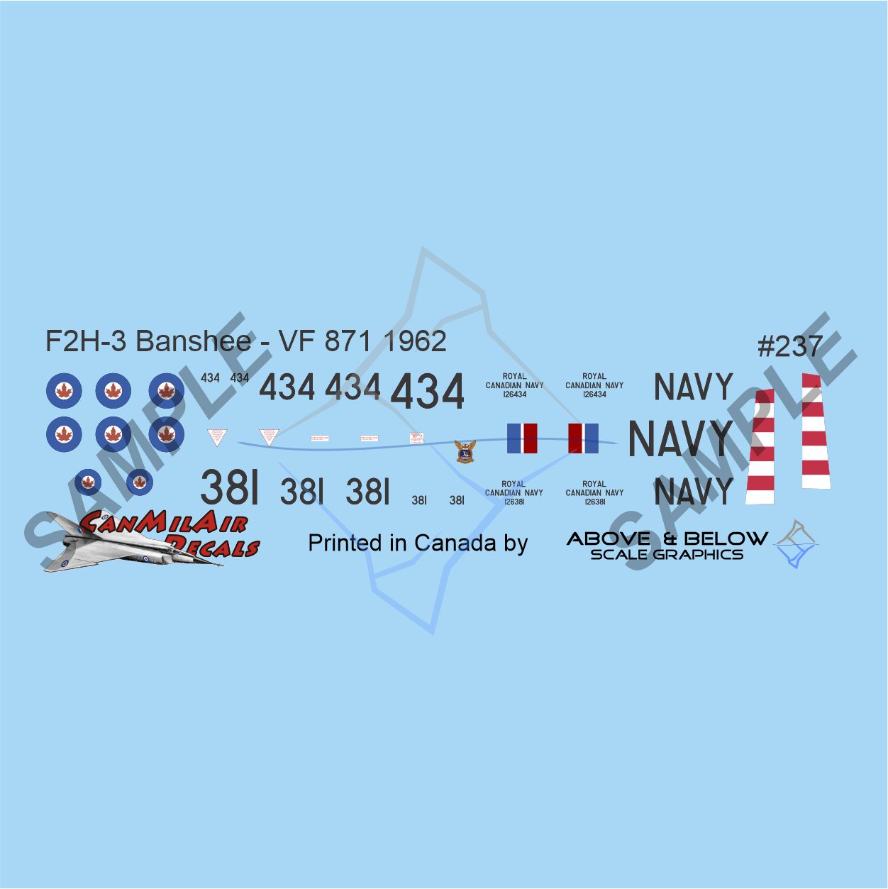 237 - McDonnell F2H-3 Banshee - VF 871 (1962)