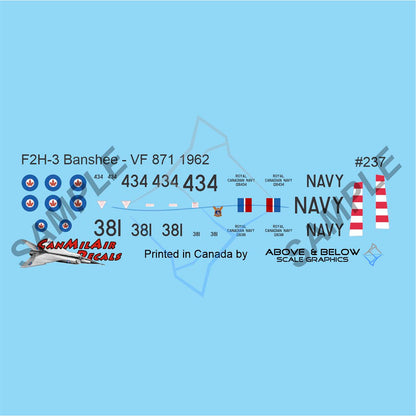 237 - McDonnell F2H-3 Banshee - VF 871 (1962)