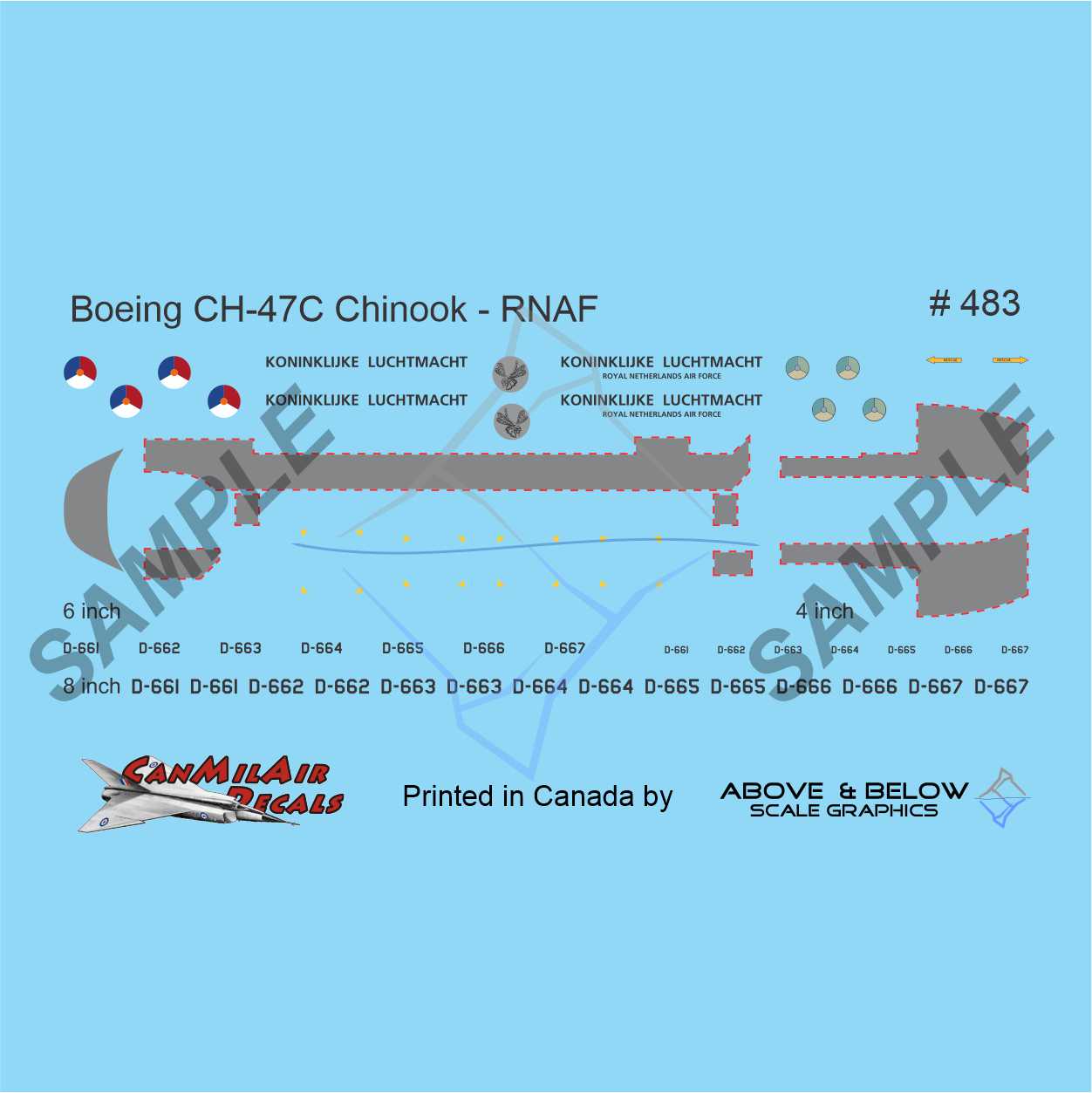 483 - Boeing CH-47C/D Chinook - RNAF