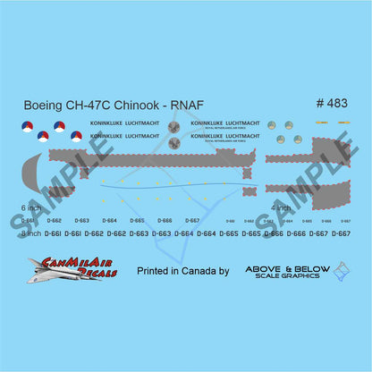 483 - Boeing CH-47C/D Chinook - RNAF