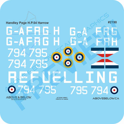2190 - Handley Page HP54 Harrow - *WIF* Aerial Refuelling