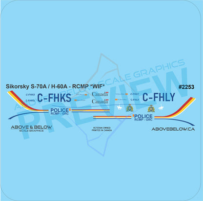 2253 - Sikorsky S-70 / H-60A - RCMP *WIF*