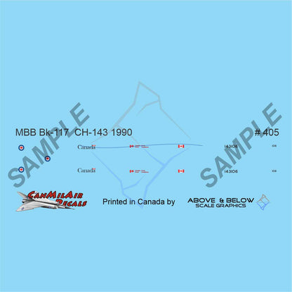405 -  Messerschmitt-Bölkow-Blohm BK-117-A3 /  CH-143