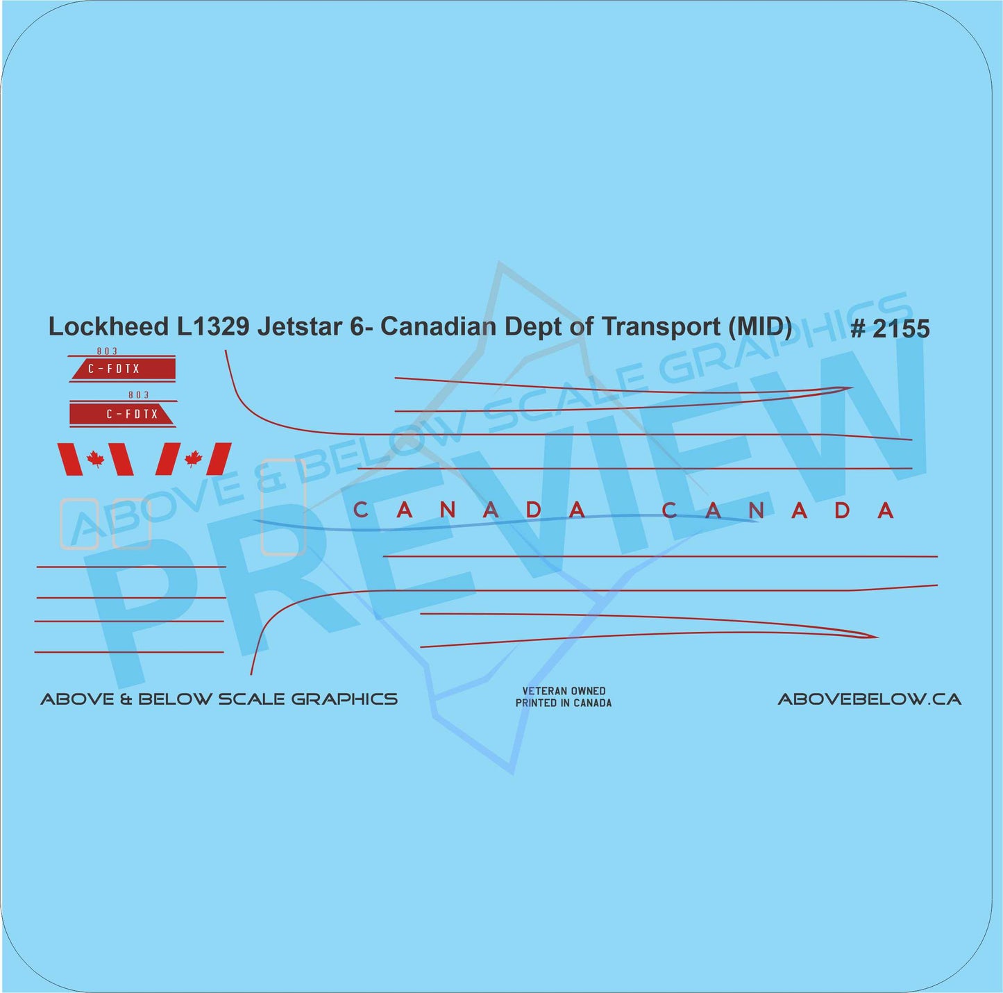 2155 - Lockheed L1329 Jetstar 6 - Canadian Department of Transport (MID)