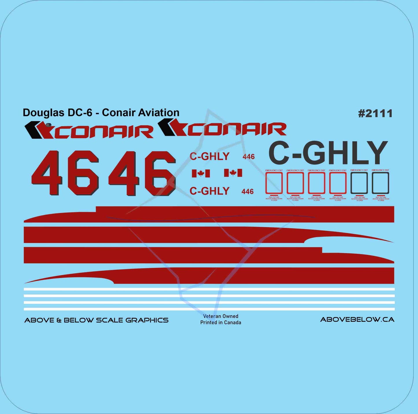 2111 - Douglas DC-6 Waterbomber - Conair Aviation
