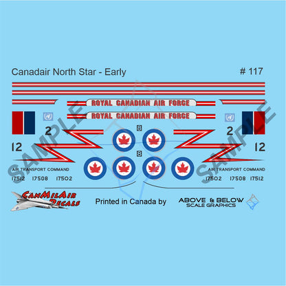 117 -  Canadair C-54 North Star -  Early and SAR Markings