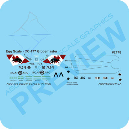2178 - McDonnell Boeing CC-177 Globemaster - Egg Scale!
