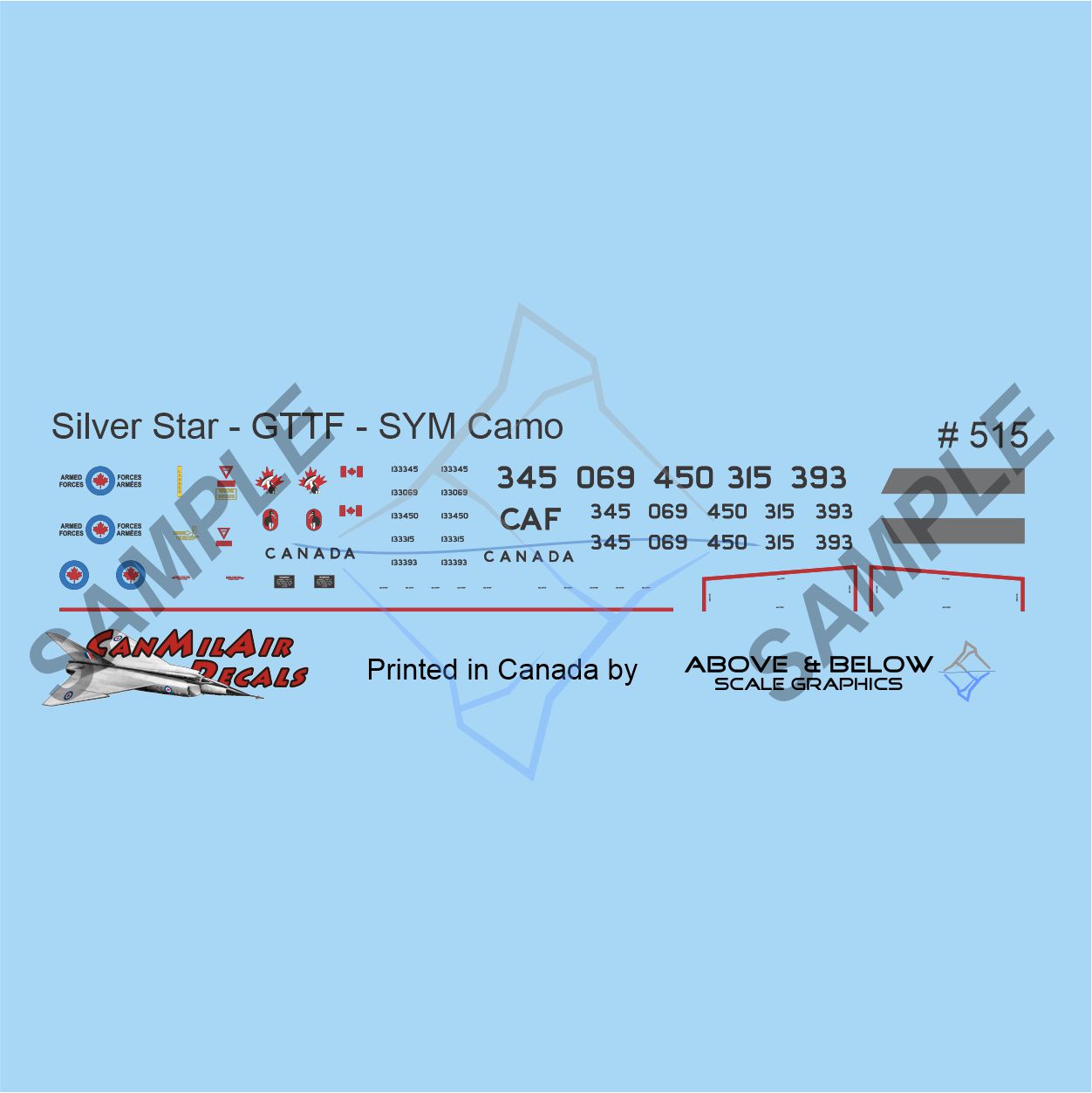 515 -Canadair CT-133 Silver Star - SYM - GTTT CFB Baden
