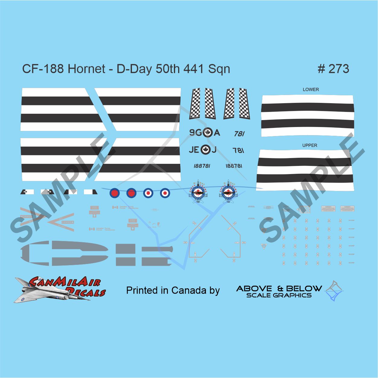 273 - McDonnell Douglas CF-188 Hornet - D-Day 50th Anniv (1994)