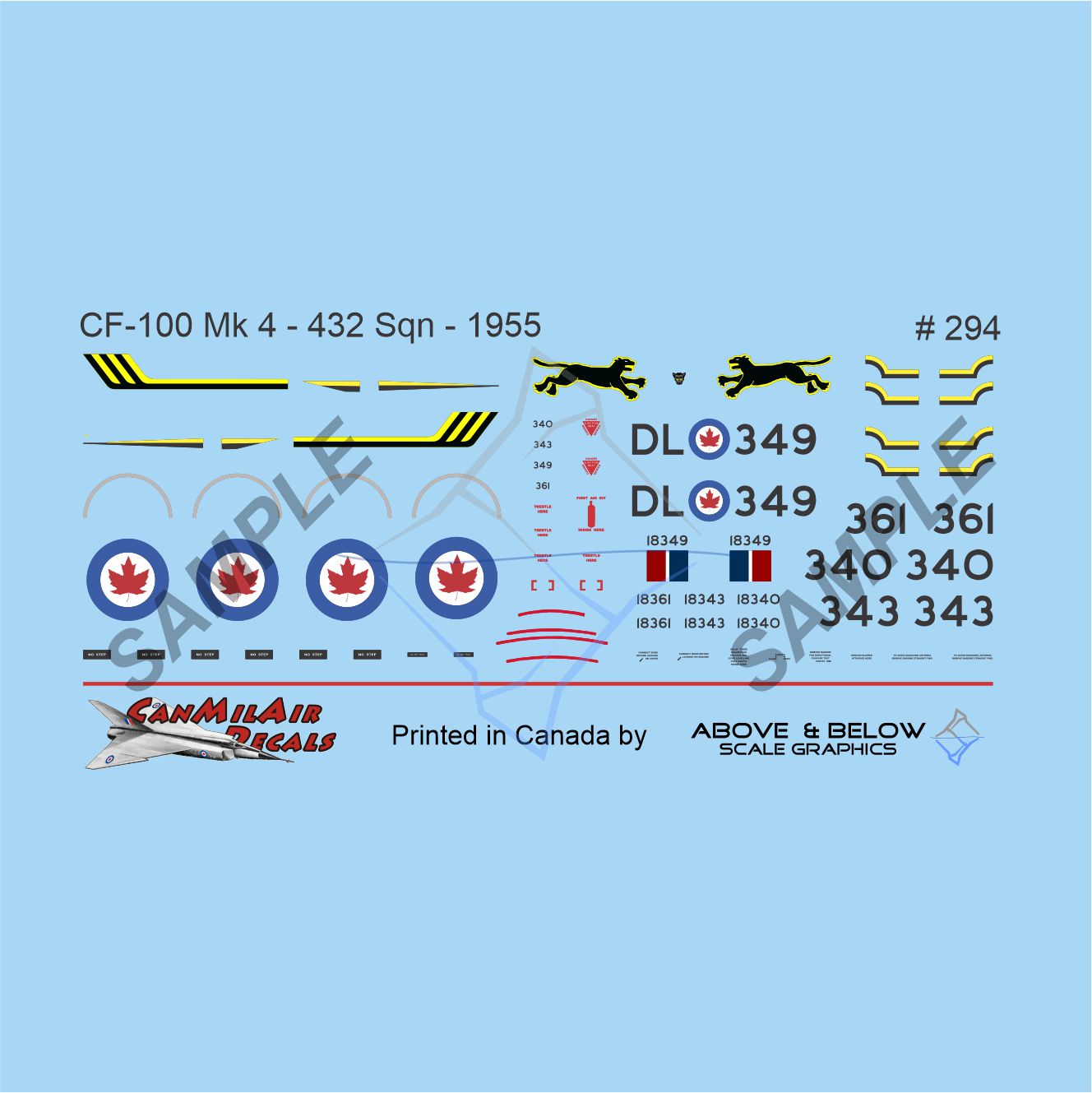 294 - Avro CF-100 Canuck Mk. 4 - 432 Sqn (1954-56)