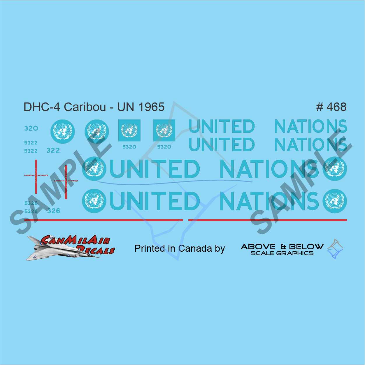 468 - DeHavilland Canada DHC-4 / CC-108 Caribou - UN (1965-71)