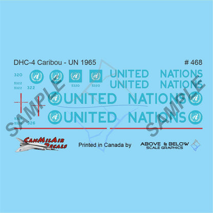468 - DeHavilland Canada DHC-4 / CC-108 Caribou - UN (1965-71)
