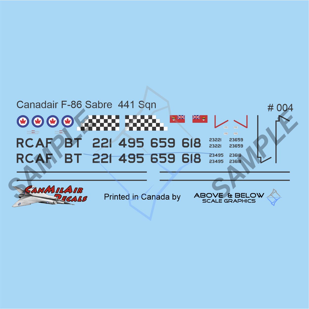 004 - Canadair Sabre Mk. 5 - 441 Sqn