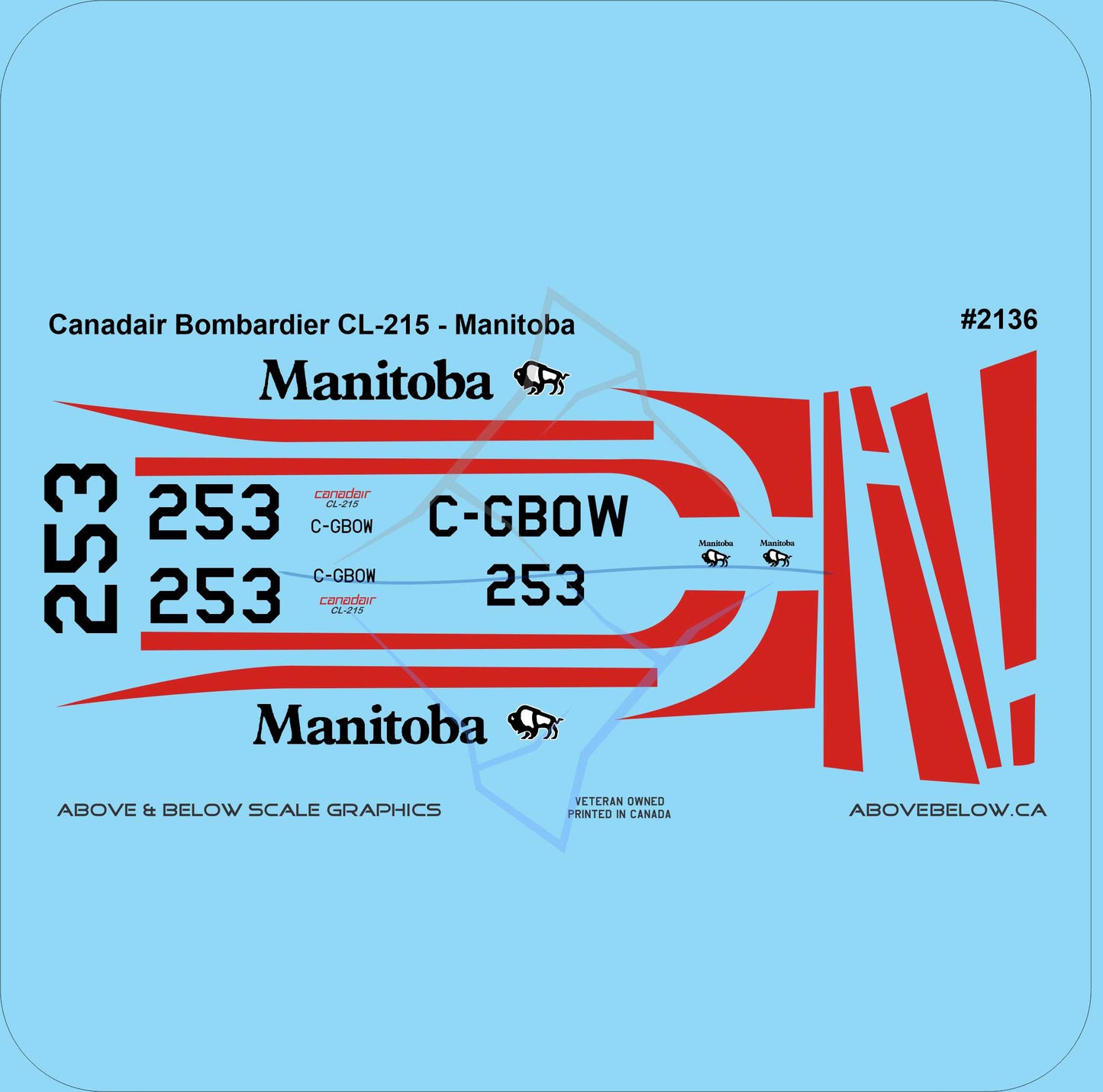 2136 - Canadair CL-215 Scooper - Manitoba