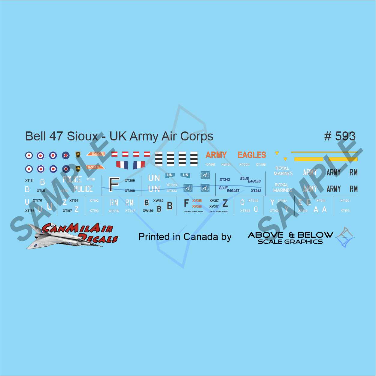 593 - Agusta-Westland AH-1 Sioux - HMRAAC & HMRM (1964-78)