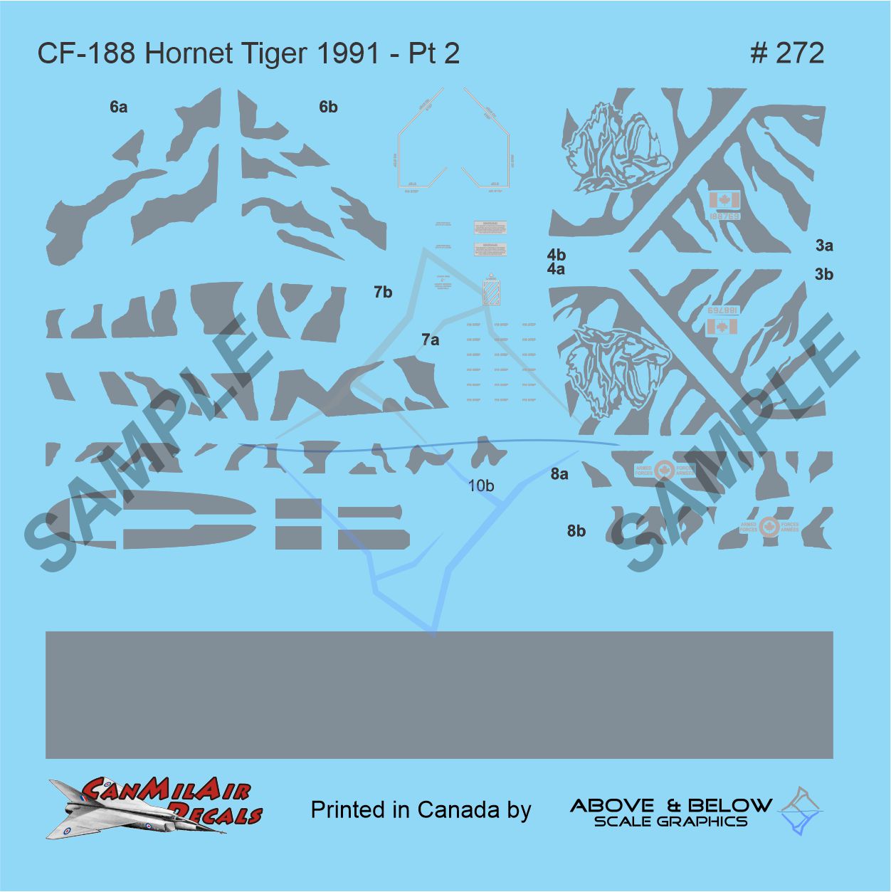 271 & 272 - McDonnell Douglas CF-188 Hornet - 439 Sqn - Tiger Meet (1991)