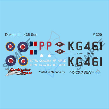 329 - Douglas Dakota III - 435 Sqn (1946)
