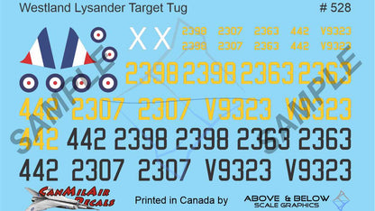 528 - Westland Lysander - Target Tug