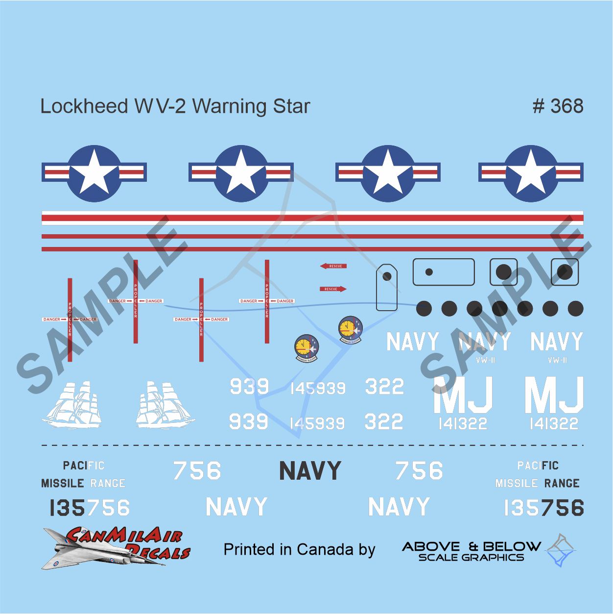 368 -  USN Lockheed WV-2 Warning Star "Willie Victor" (1956-61)