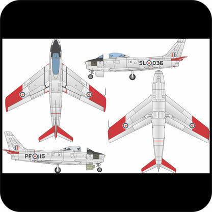 690 - Canadair Sabre Mk.5 Nos.442 and 443 Auxiliary Squadrons