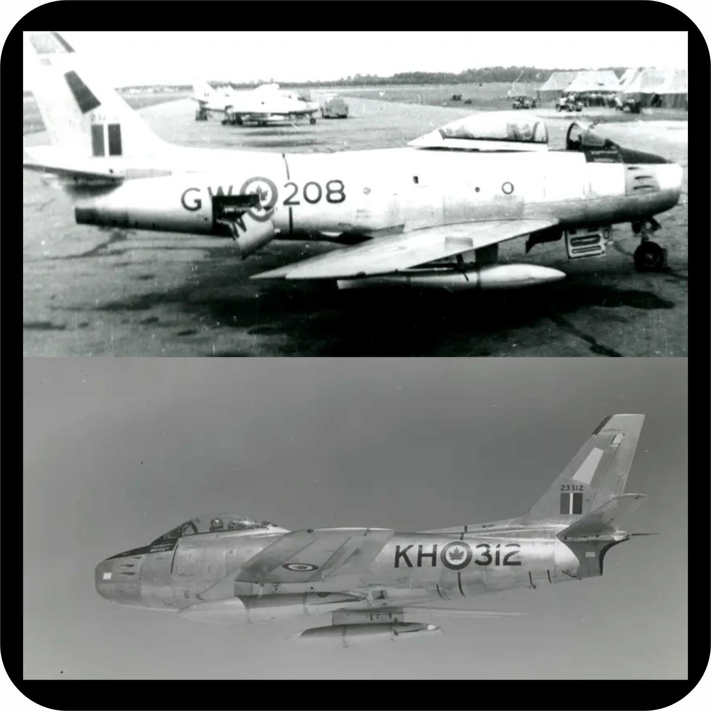 689 - Canadair Sabre Mk.5 Nos. 400 and 411 (Aux) Squadrons