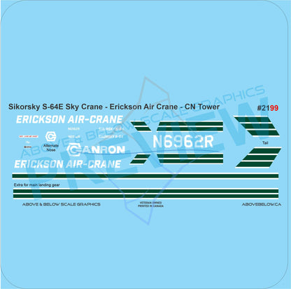 2199 - Sikorsky S-64E - Erickson Air Crane - CN Tower
