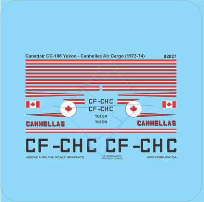 2027 - Canadair CC-106 Yukon - Canhellas Air Cargo (1973-74)