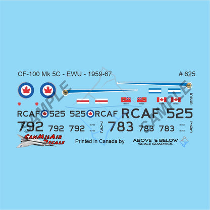 625 -  Avro CF-100 Canuck Mk. 5 - EWU (1959-67)