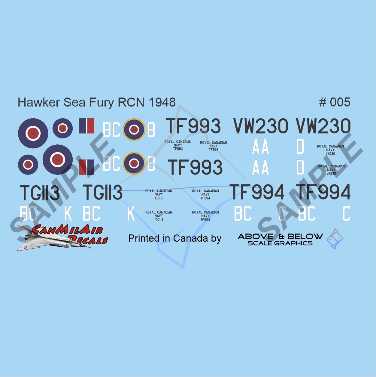 005 - Hawker Sea Fury - 803 Sqn (1948)