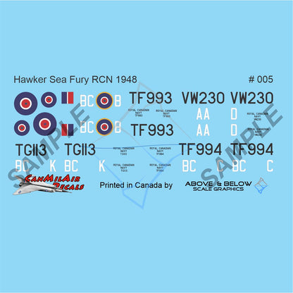 005 - Hawker Sea Fury - 803 Sqn (1948)
