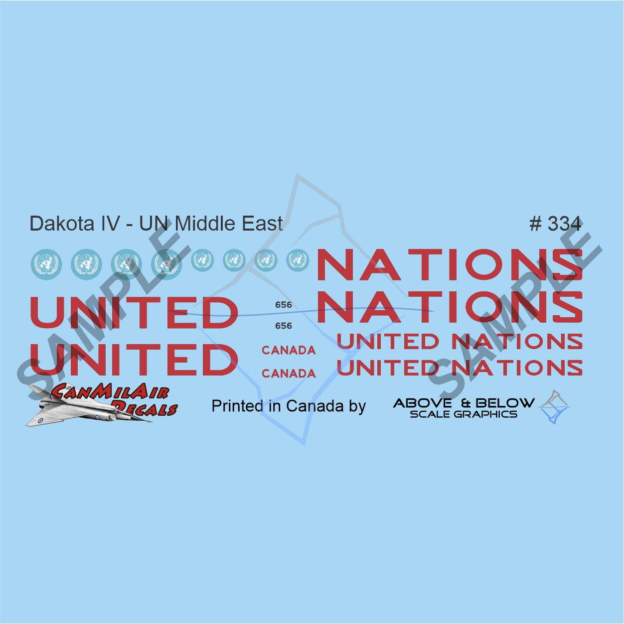 334 - Douglas Dakota IV - UNEF Middle East (1958)