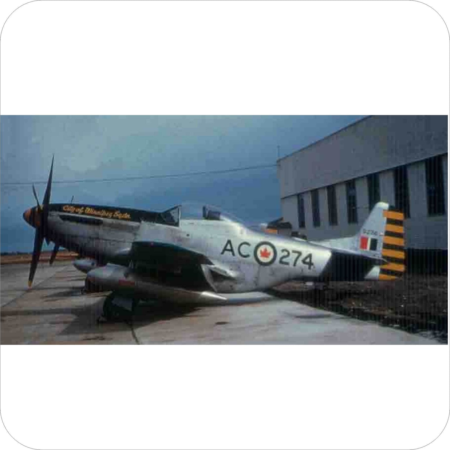 185 - North American P51D Mk.IV Mustang - 402 "City of Winnipeg" Squadron (1955)