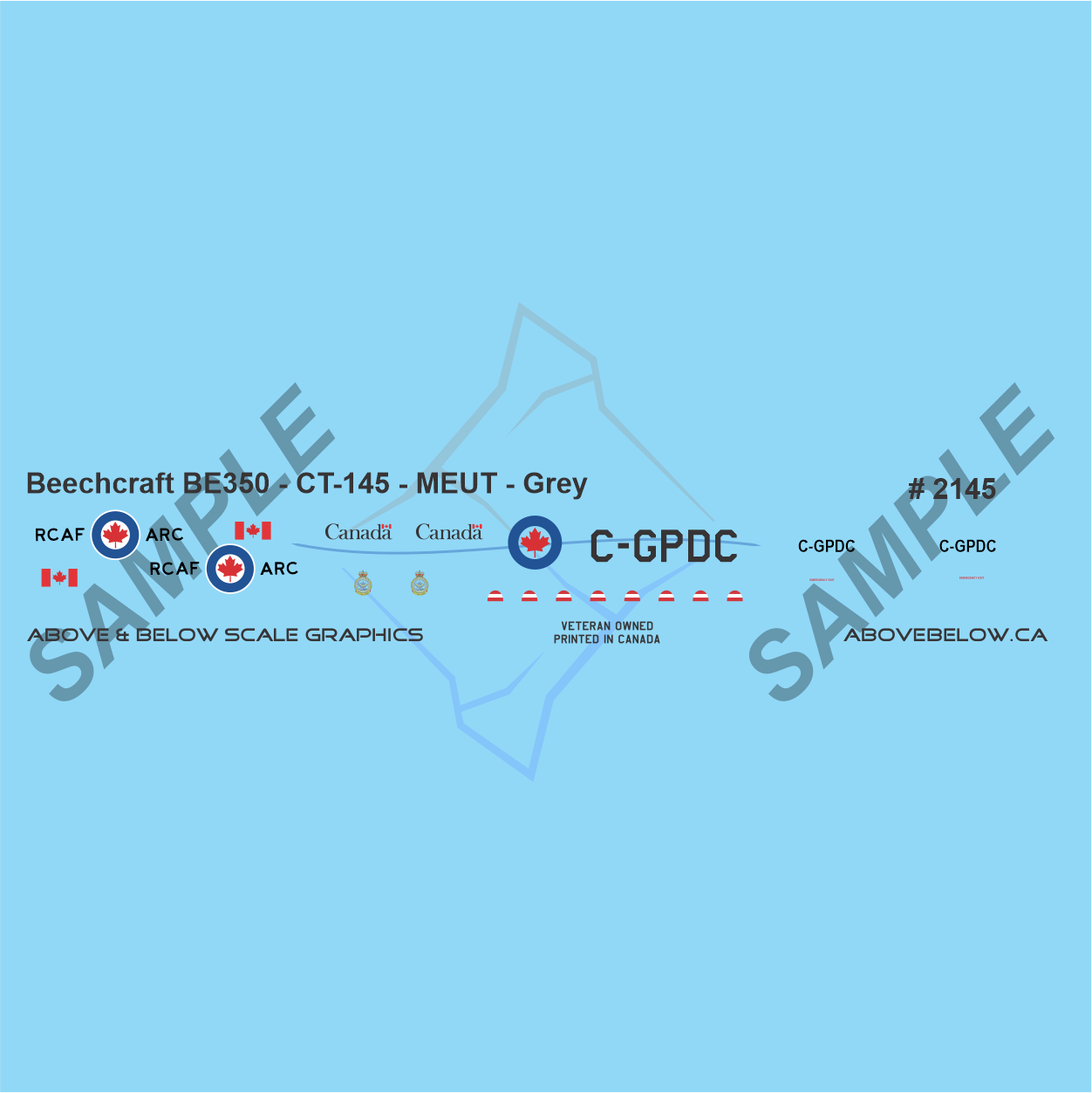 2145 - Beechcraft BE250 / CT-145 King Air MEUT (Grey)