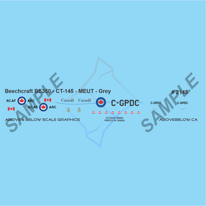 2145 - Beechcraft BE250 / CT-145 King Air MEUT (Grey)