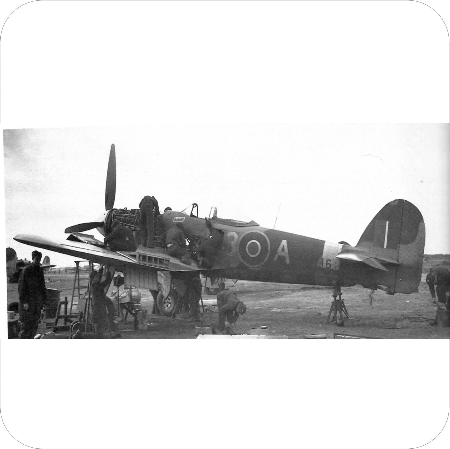 280 - Hawker Typhoon IB- 438 Sqn - F/O  Dawber & F/O Washburn (1944)