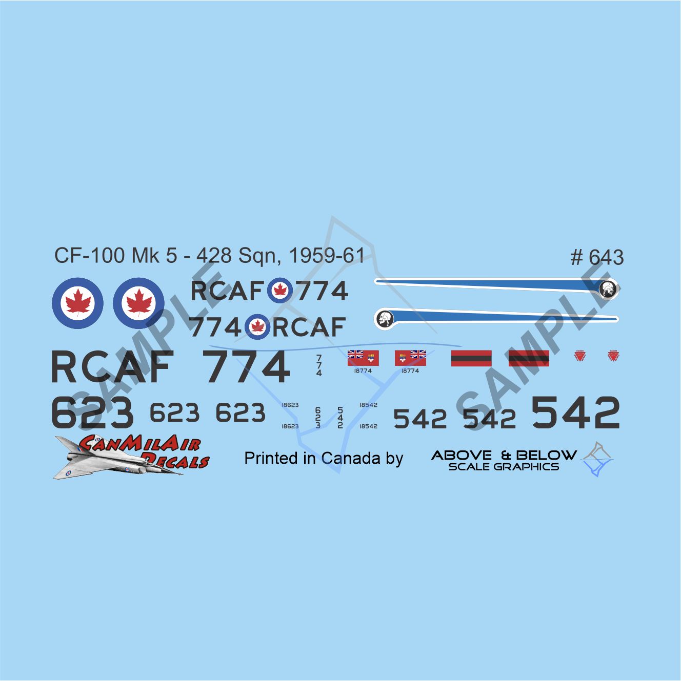 643 - Avro CF-100 Canuck Mk. 5 - 428 Sqn (1959-61)