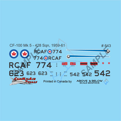 643 - Avro CF-100 Canuck Mk. 5 - 428 Sqn (1959-61)