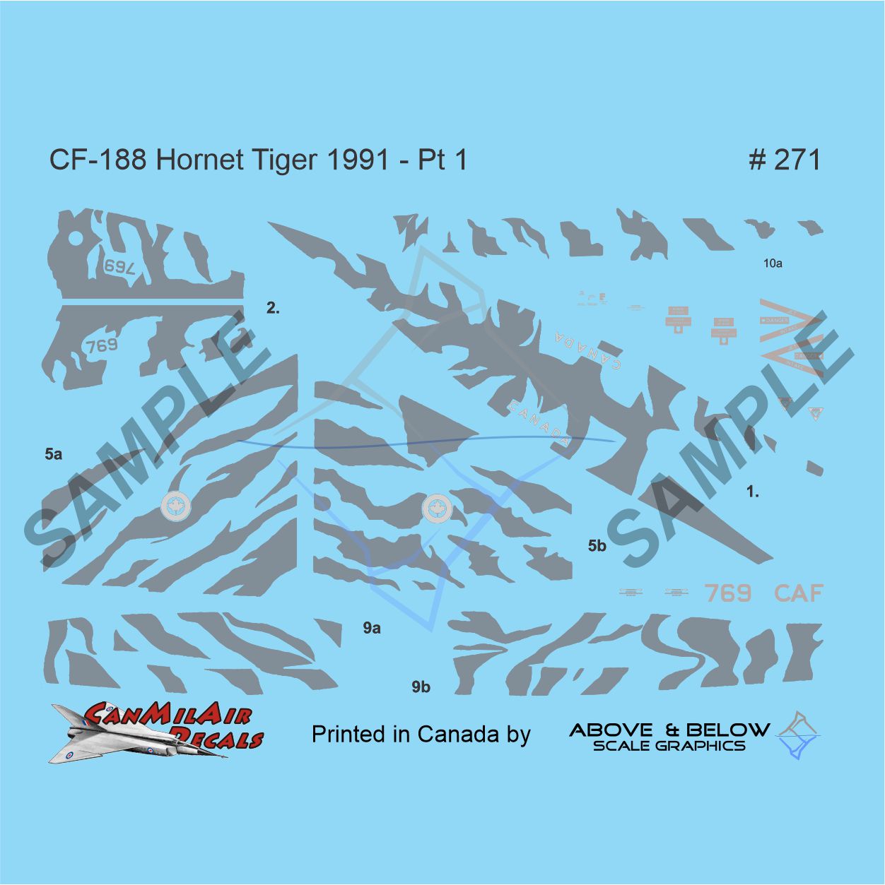 271 & 272 - McDonnell Douglas CF-188 Hornet - 439 Sqn - Tiger Meet (1991)