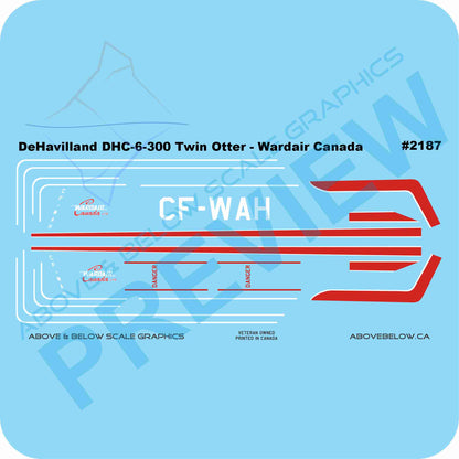 2187 - DeHavilland DHC-6 Twin Otter - Wardair