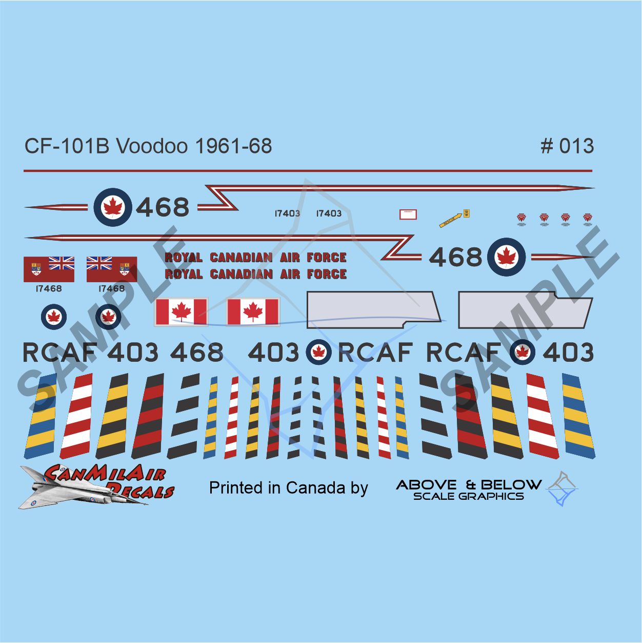 013 - McDonnell CF-101B Voodoo - 409 Sqn (1964)
