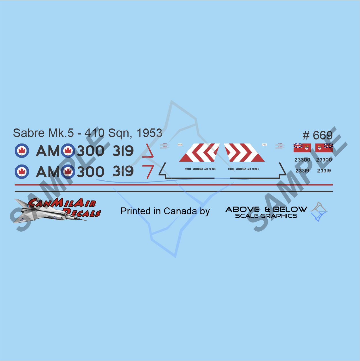 669 - Canadair Sabre Mk. 5 - 410 Sqn (1956)