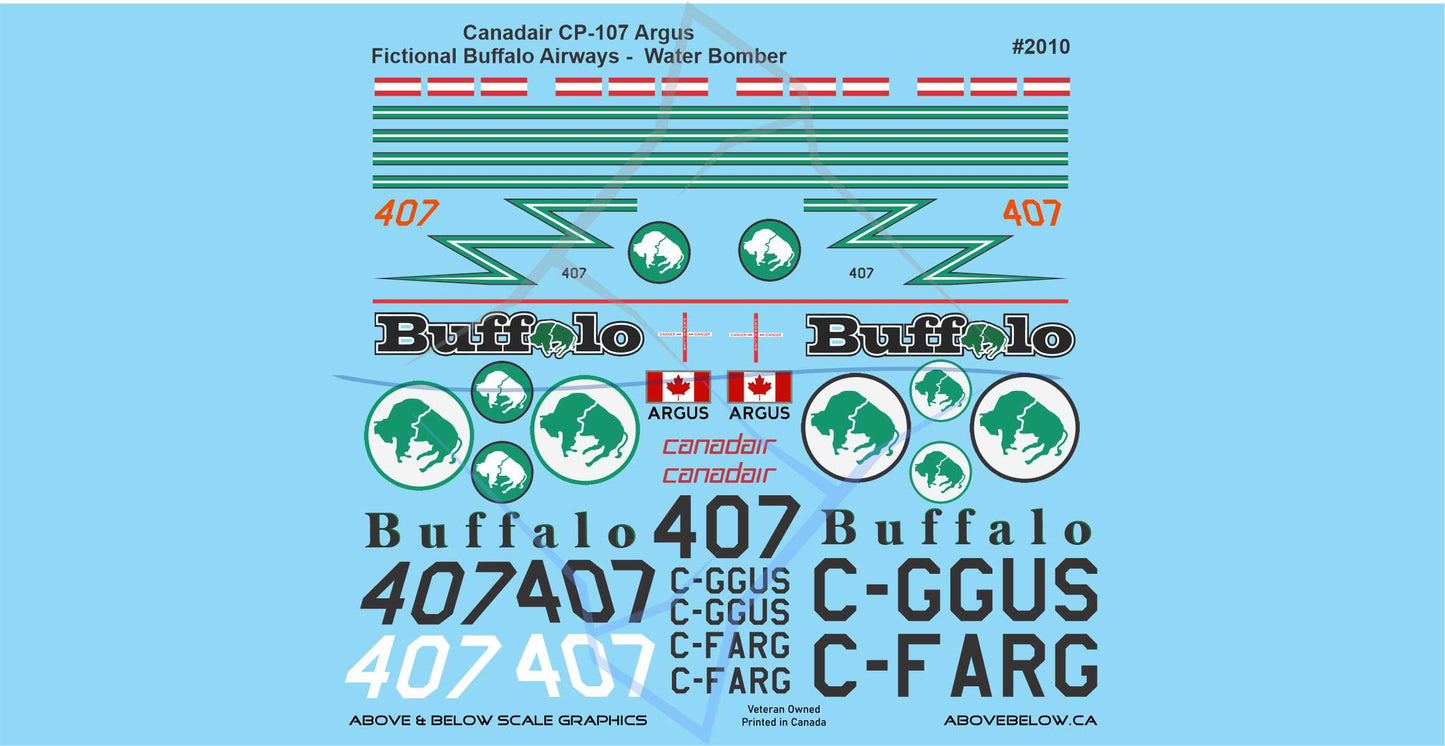 2010 - *Fictional* Buffalo Airways Canadair CP-107 Argus "Argonaut" Water Bomber Conversion