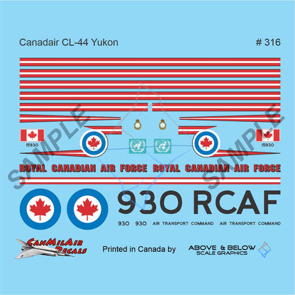 316 - Canadair CL-44 Yukon (1968) S/N: 15930